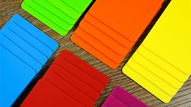 Pure Cardistry Training Playing Cards (7 Packets) - 7 Colors