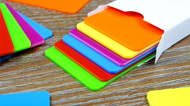 Pure Cardistry Training Playing Cards (7 Packets) - 7 Colors