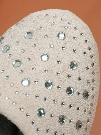 Rhinestone Flat Slip-Ons