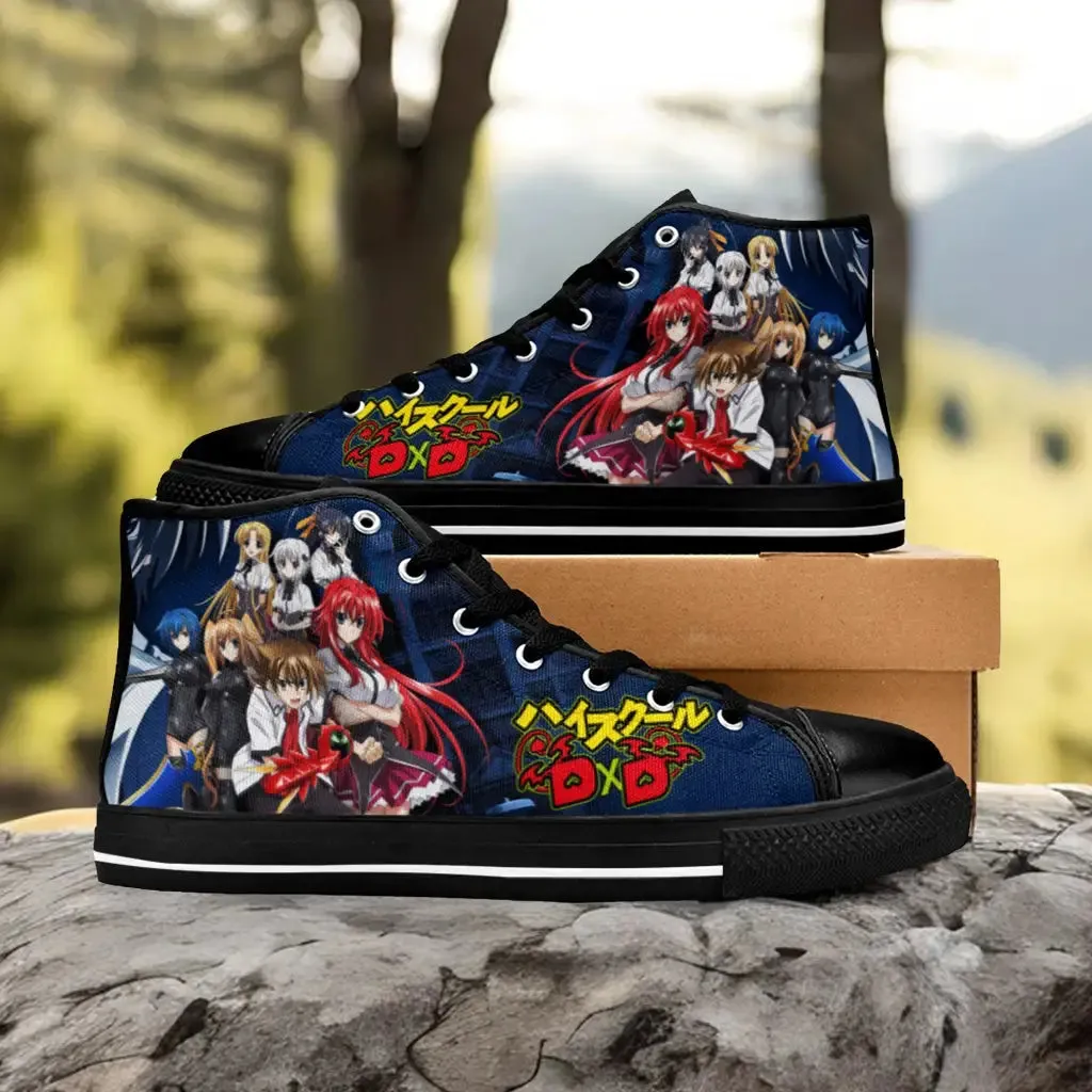 Rias Gremory Family High School DxD Shoes High Top Sneakers for Kids and Adults