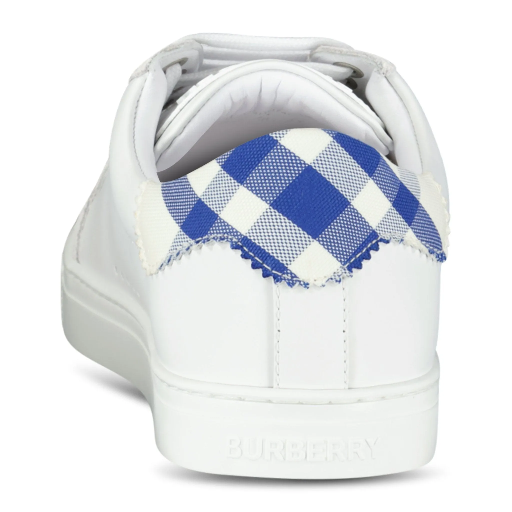 Robin Sneakers White & Blue Check