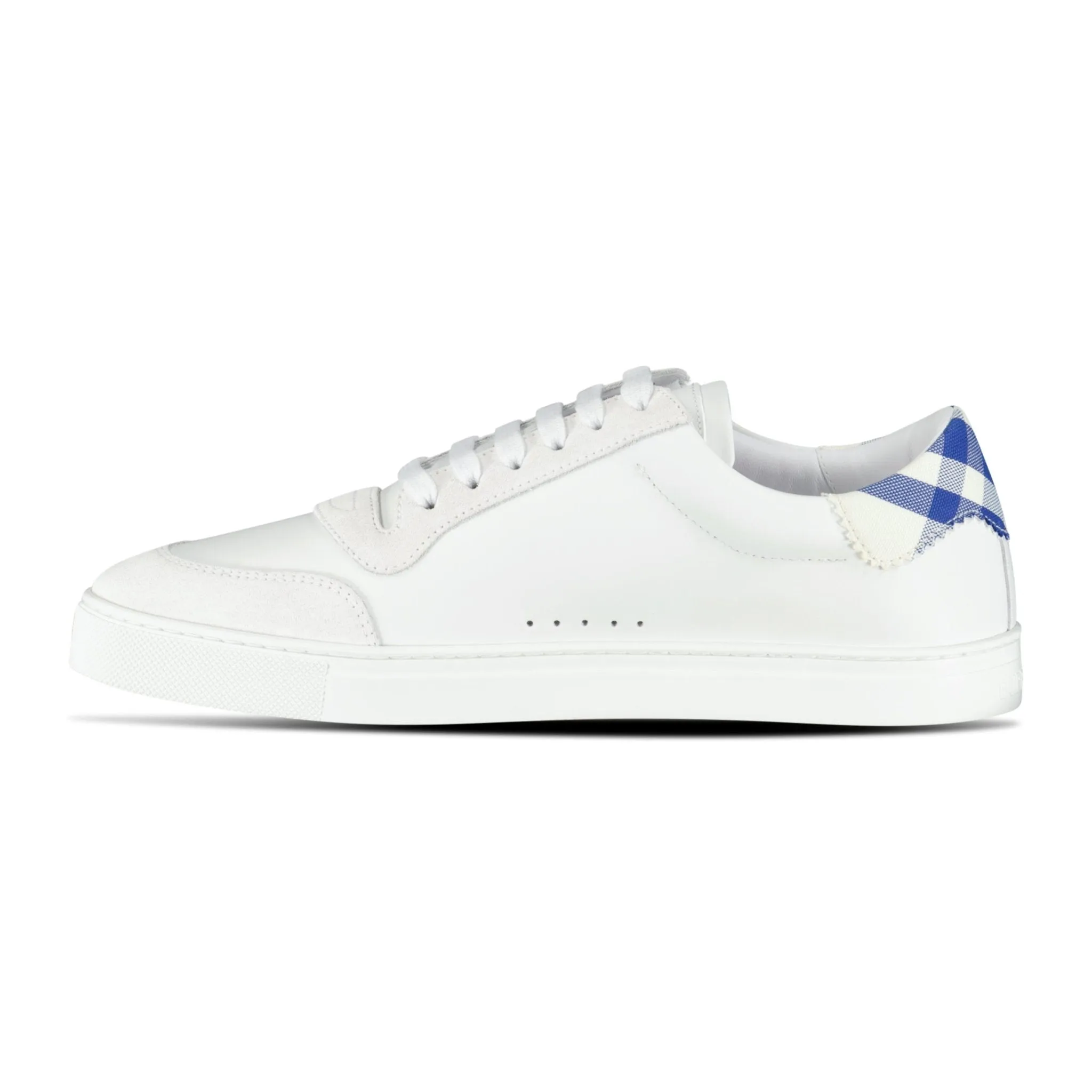 Robin Sneakers White & Blue Check