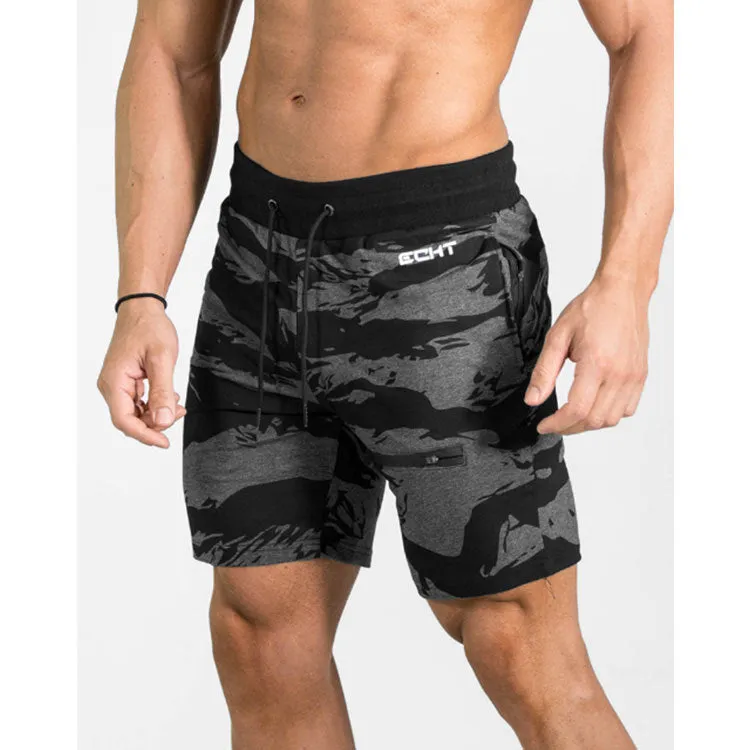 Running Camouflage Casual Shorts