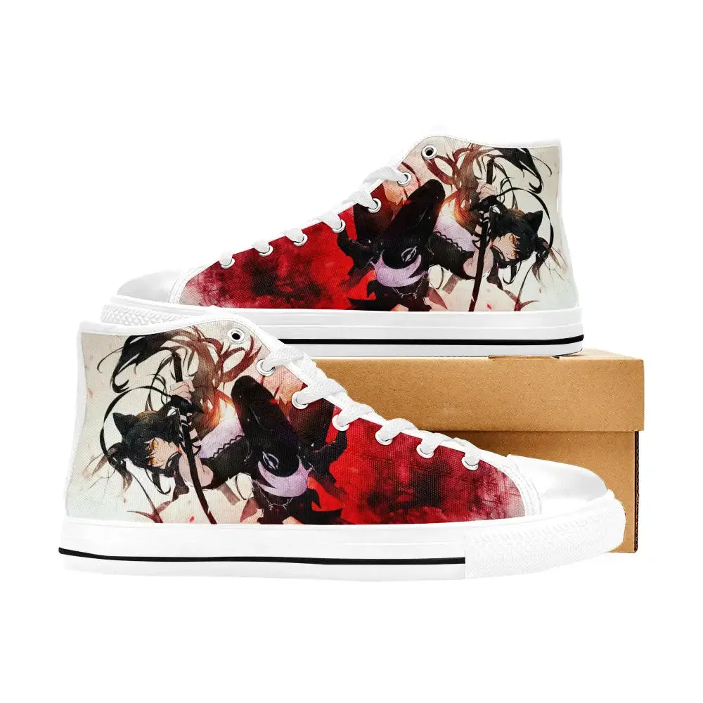 RWBY Blake Belladonna Shoes High Top Sneakers for Kids and Adults