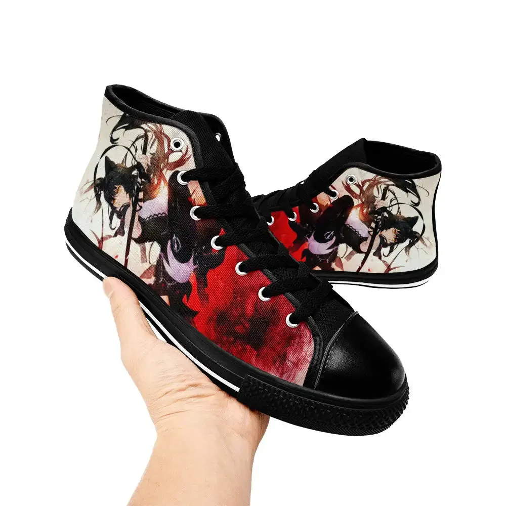 RWBY Blake Belladonna Shoes High Top Sneakers for Kids and Adults