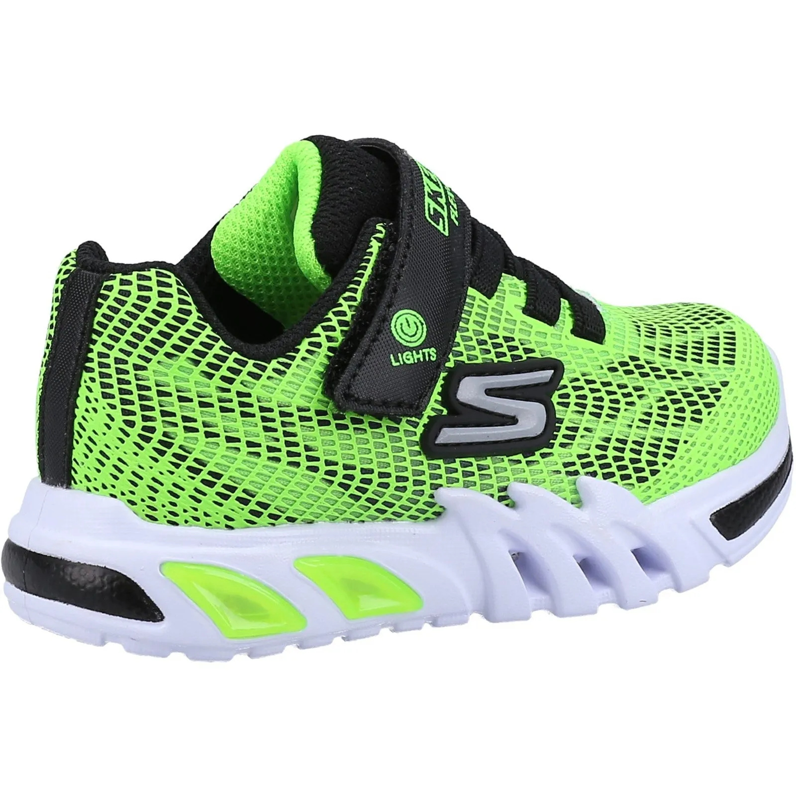 Skechers Infant Boys Flex-Glow Elite Vorlo Light Up Trainers - Lime