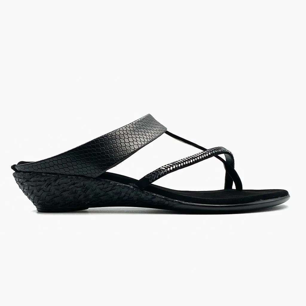 Stud Embellished Snake Print Slip Ons