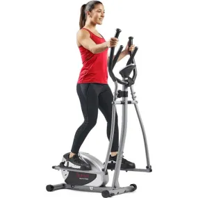 Sunny Health & Fitness 2-In-1 Upright Elliptical Full-Body Exercise Machine