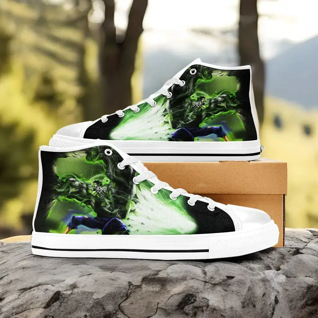 The Incredible Hulk Shoes High Top Sneakers for Kids and Adults