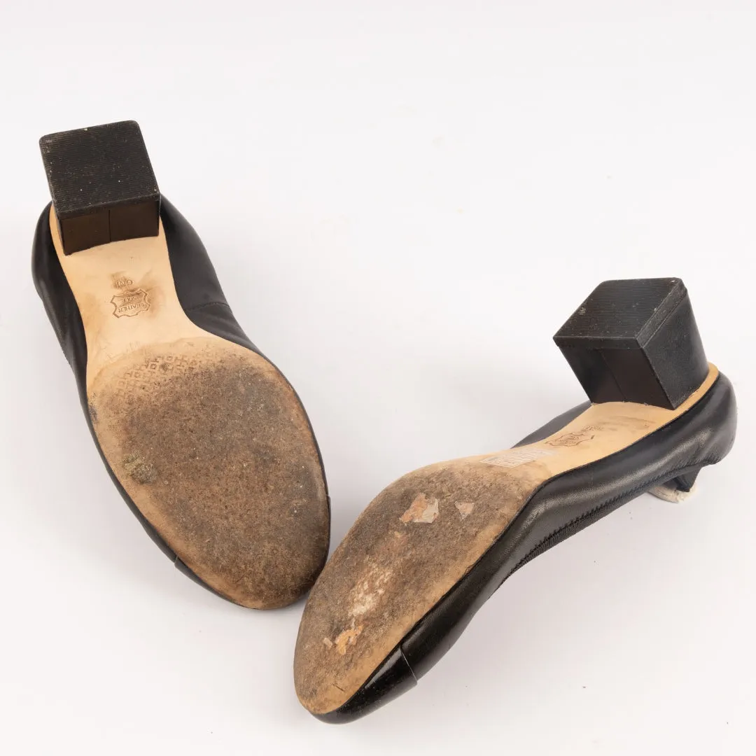 Tory Burch Cap Toe Jolie Block Heel Pumps