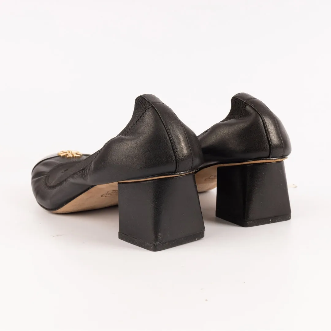 Tory Burch Cap Toe Jolie Block Heel Pumps
