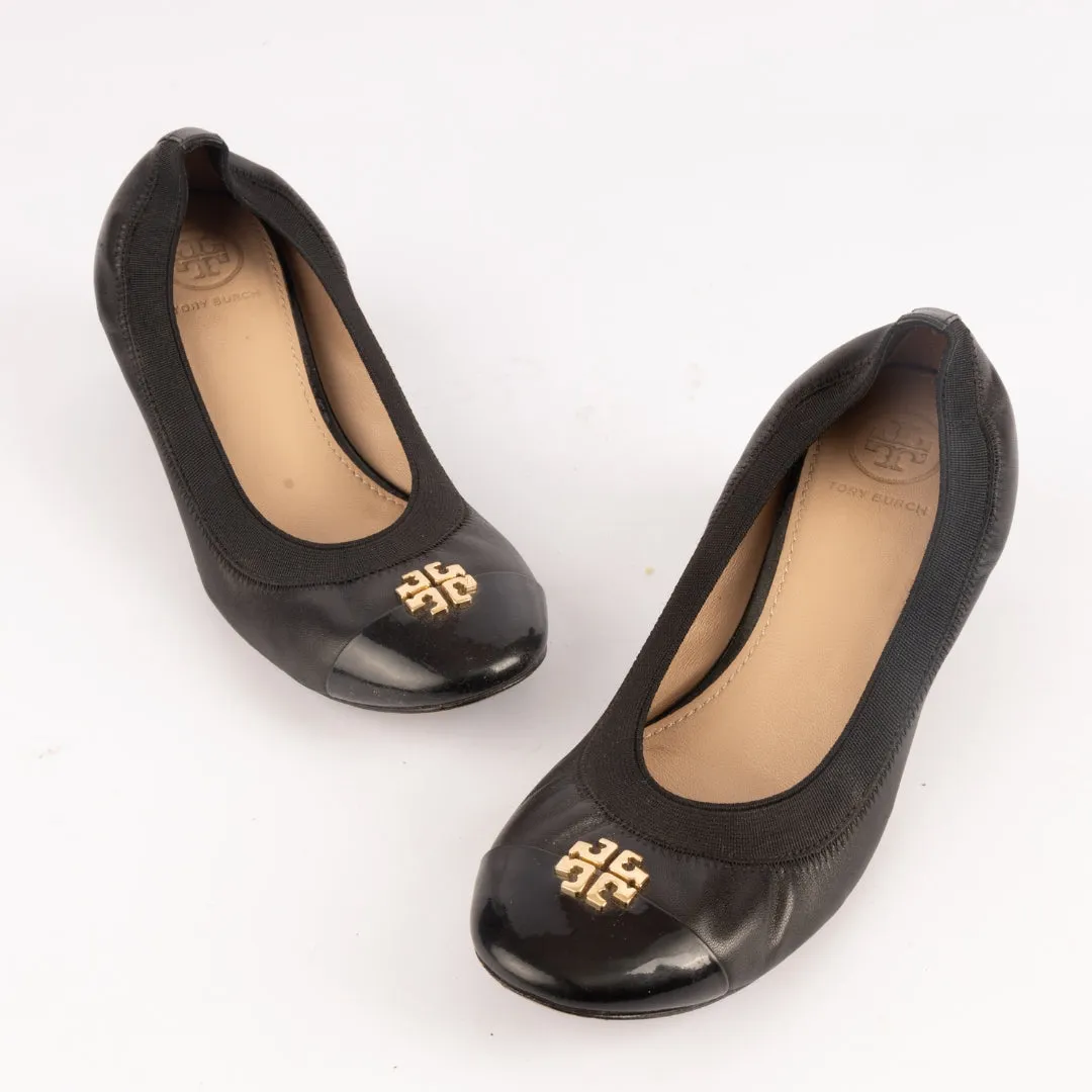Tory Burch Cap Toe Jolie Block Heel Pumps