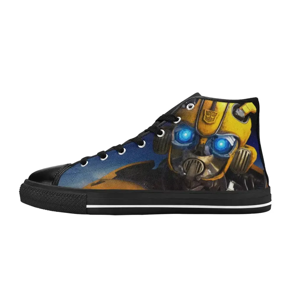 Transformers Shoes Bumblebee Prime Shoes High Top Sneakers for Kids and Adults