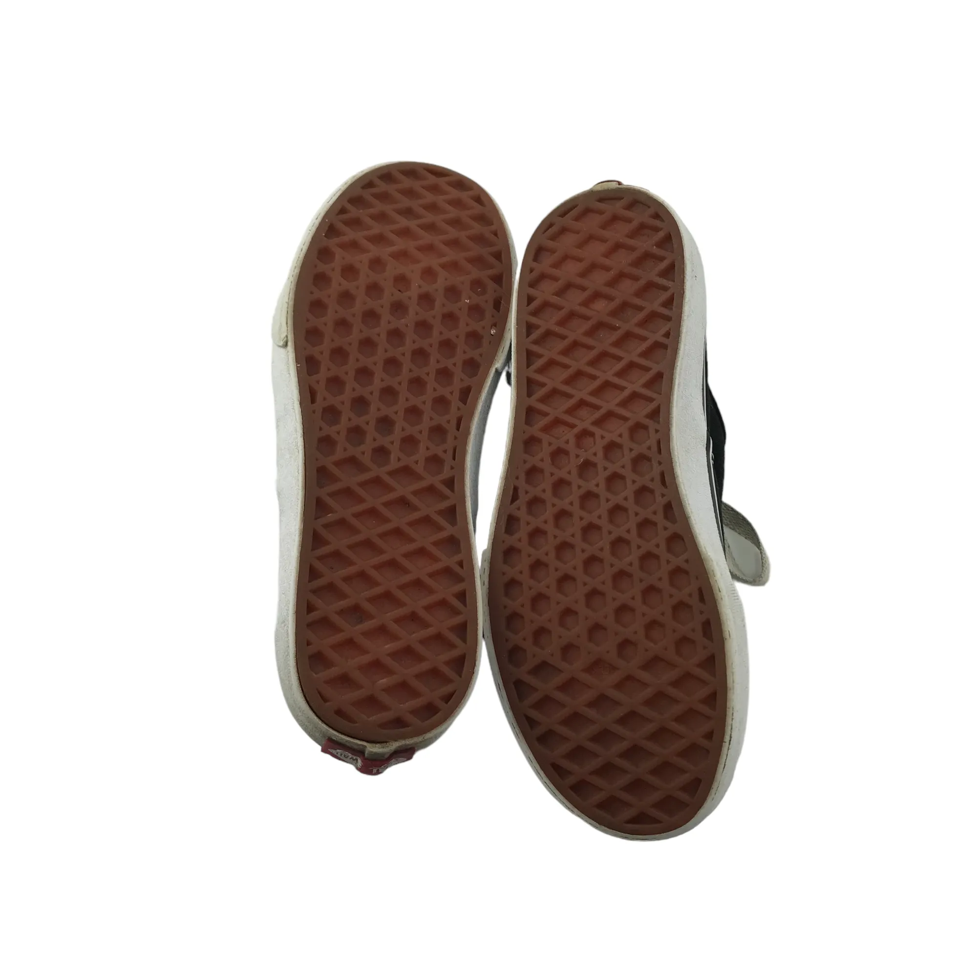 Vans Trainers Shoe Size 2 Black Canvas Shoes