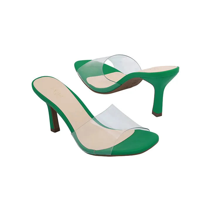 Vinyl Fasion Heeled Sandal BCM 117