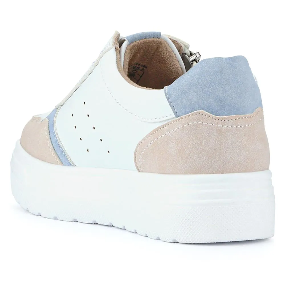 Wide-Fit Dual-Fasten Platform Trainers - BELWBINS41004 / 326 812
