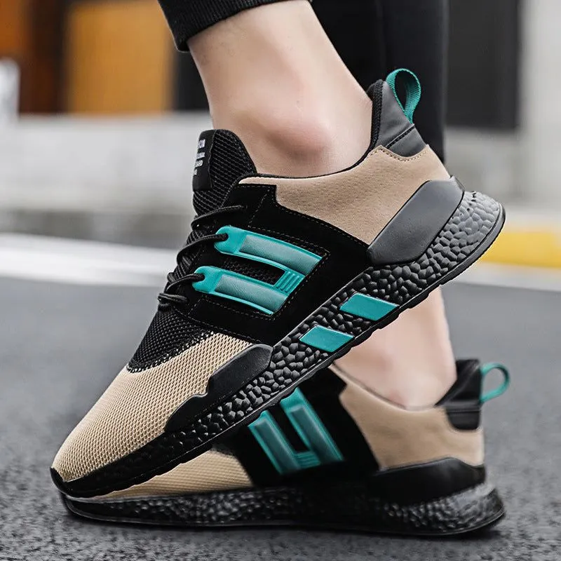 Wild flying woven running shoes