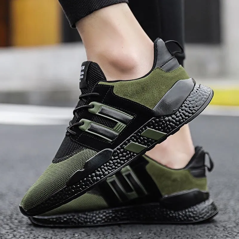Wild flying woven running shoes